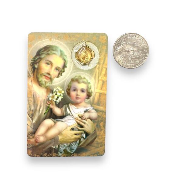 Vintage Joseph Devotional Holy Card lot of 6 pcs - Picture 2 of 3